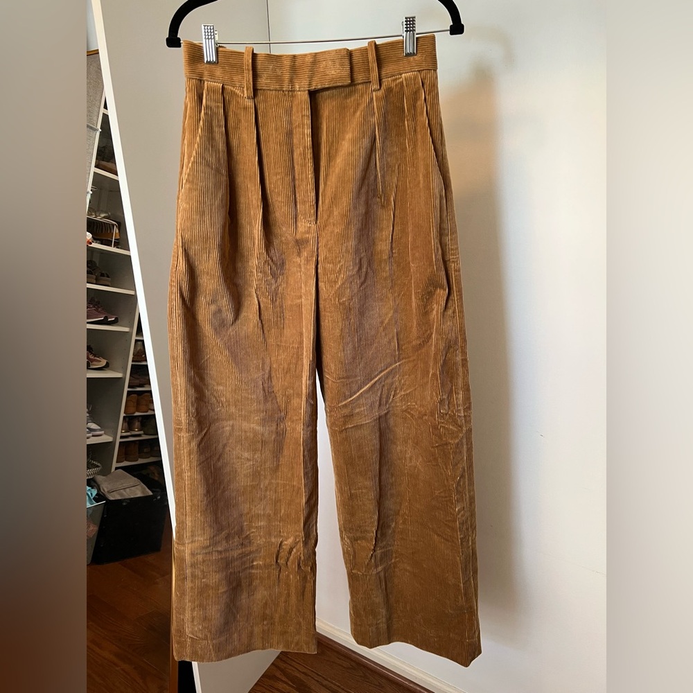 Banana Republic Women’s High Rise Wide Leg Corduroy Pants 4